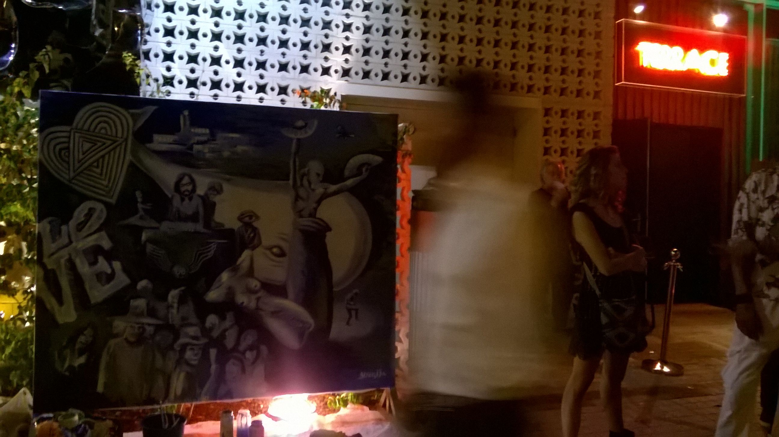 Acid live painting - Streakka Ibiza Arte