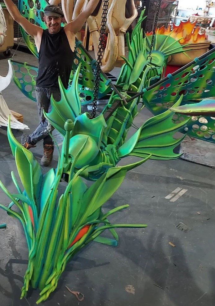 Aéreo Dragón y yo - Streakka Ibiza Arte