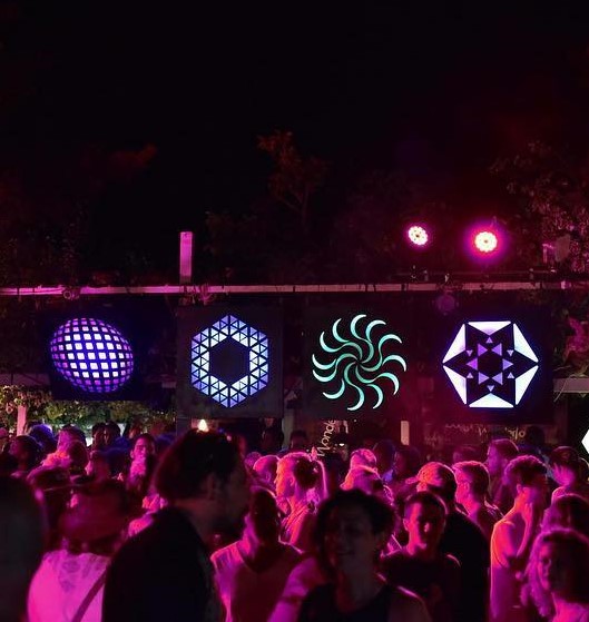 Lamparas interactivas Acid Sundays - Streakka Ibiza Arte
