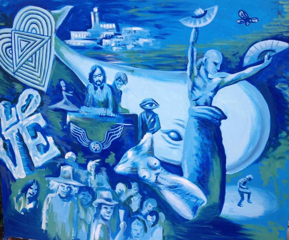 Live painting Acid Sundays - Streakka Ibiza Arte