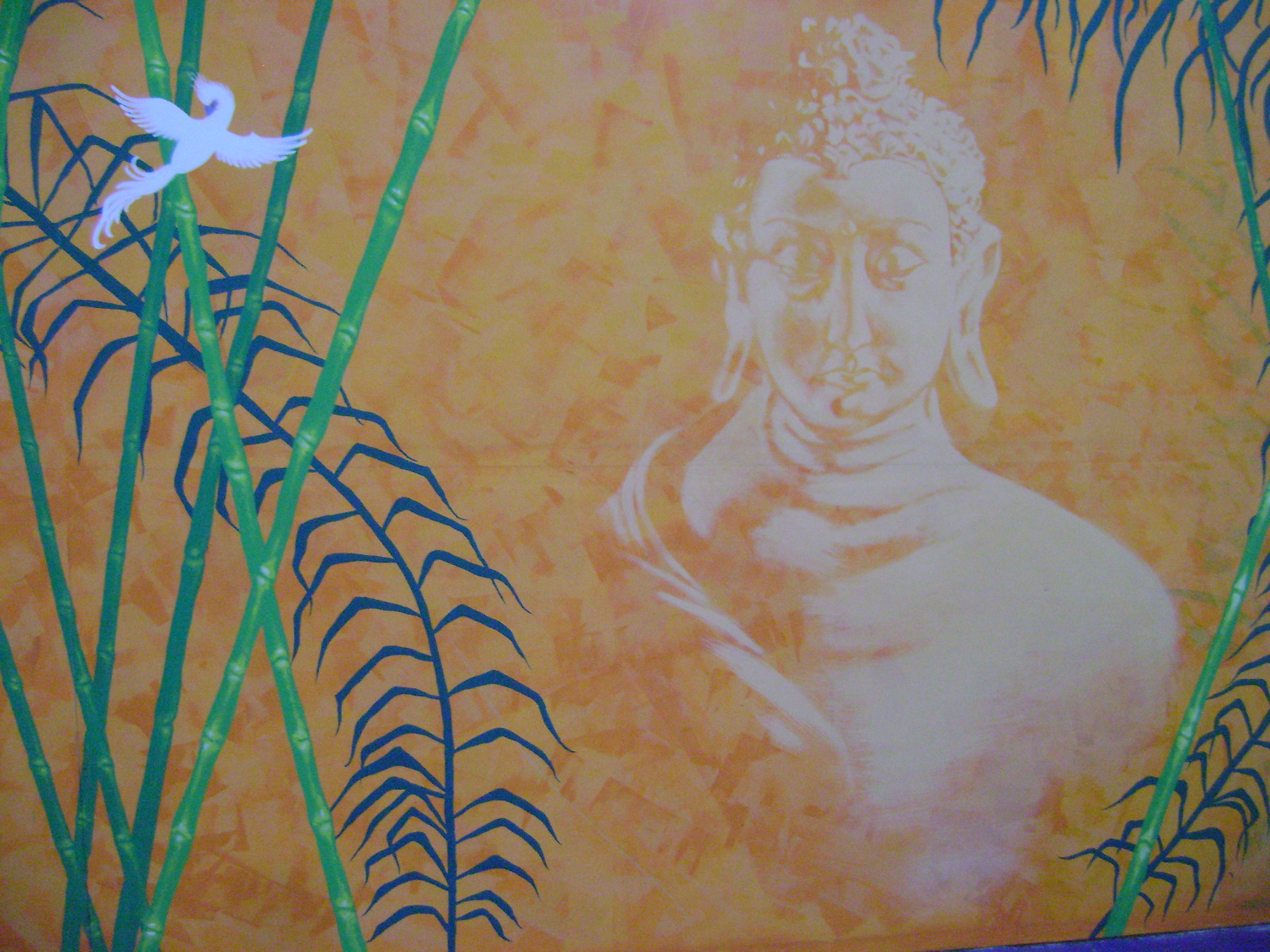 mural de Buda - Streakka Ibiza Arte