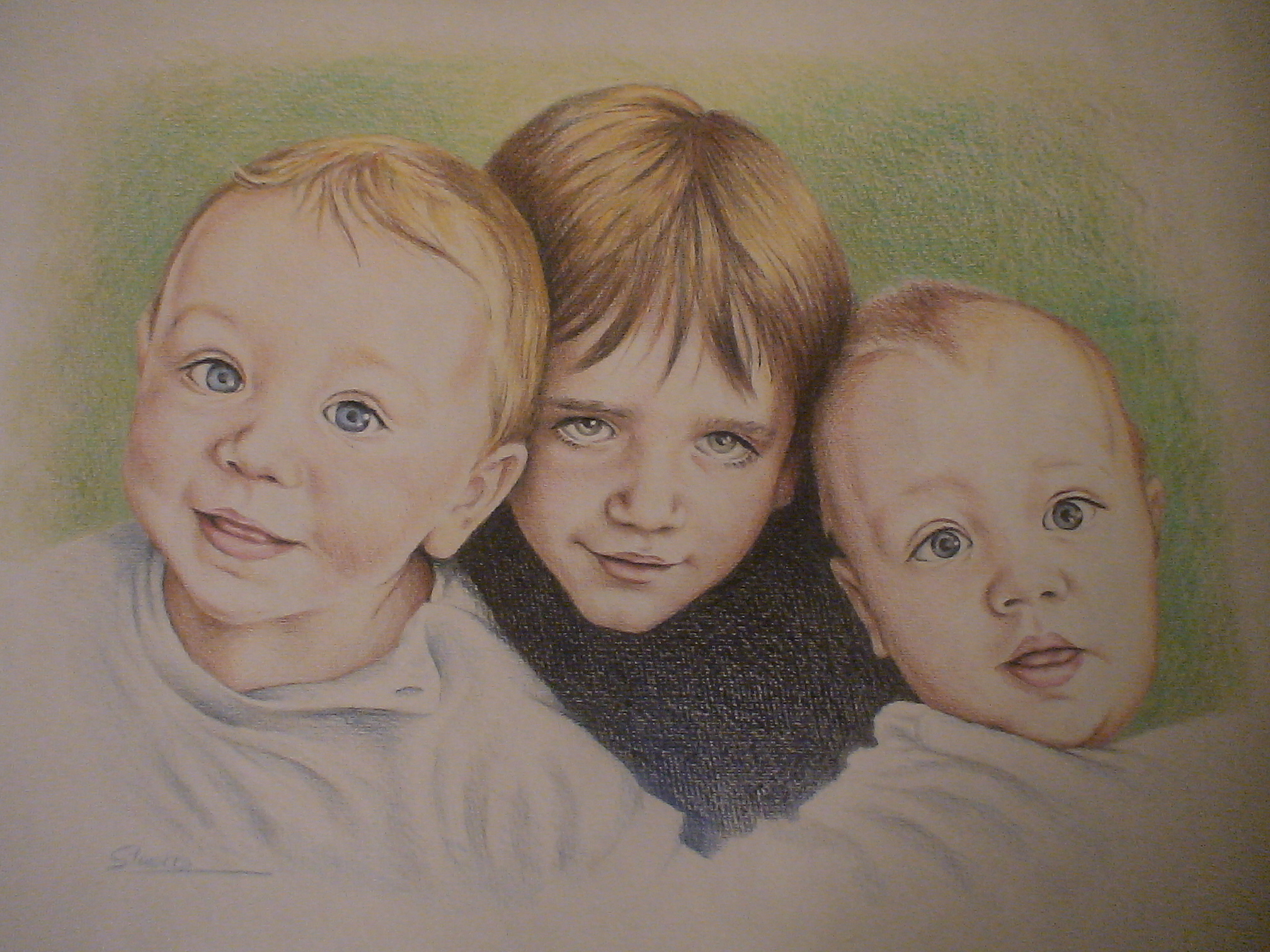 Retrato de hermanos - Streakka Ibiza Arte
